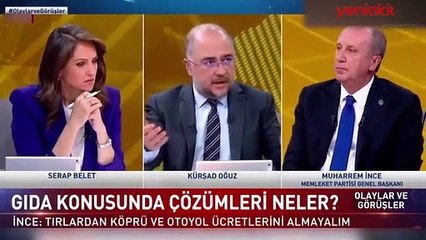 Muharrem İnce'den şaşırtan Kılıçdaroğlu çıkışı