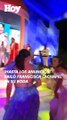 Video: Francisca bailó hasta los anuncios de su boda