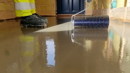 How waterproof vinyl is installed in bathrooms