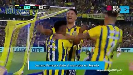 Rosario Central - Estudiantes: Ferreyra abrió el marcador