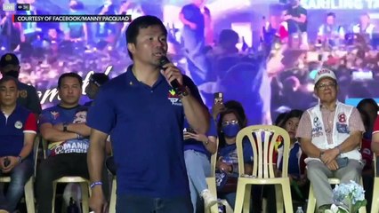 Tải video: FULL SPEECH: Manny Pacquiao in Gensan miting de avance