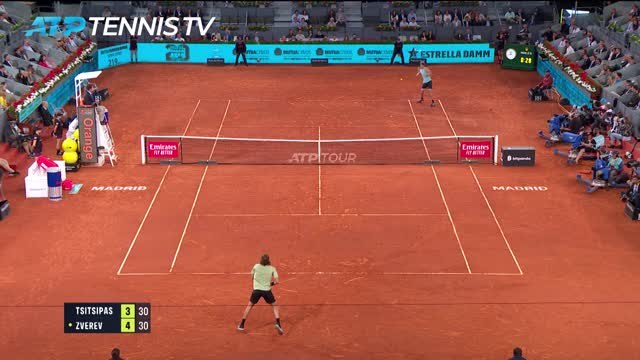 Zverev beats Tsitsipas to reach 10th ATP Masters 1000 final