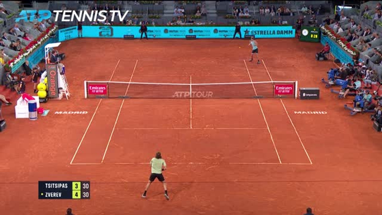 Zverev beats Tsitsipas to reach 10th ATP Masters 1000 final
