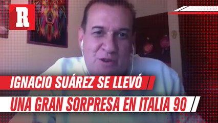 Ignacio Suárez y su encuentro con el rey en el mundial de Italia 90