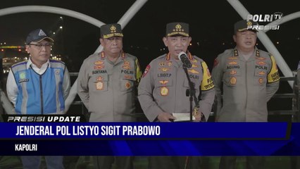 Cek Arus Balik di Tol Cikatama, Kapolri : Kemungkinan One Way Waktunya Diperpanjang