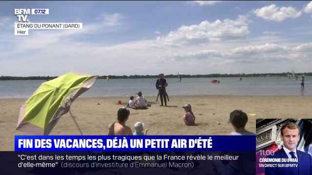 Températures estivales: la fin des vacances sous le soleil