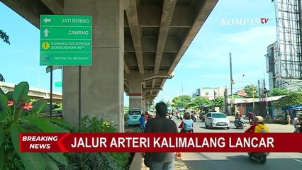 Minggu Siang, Jalur Arteri Kalimalang Terpantau Masih Lancar