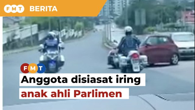 Polis siasat video tular dakwa anggota trafik iring kenderaan milik anak ahli Parlimen