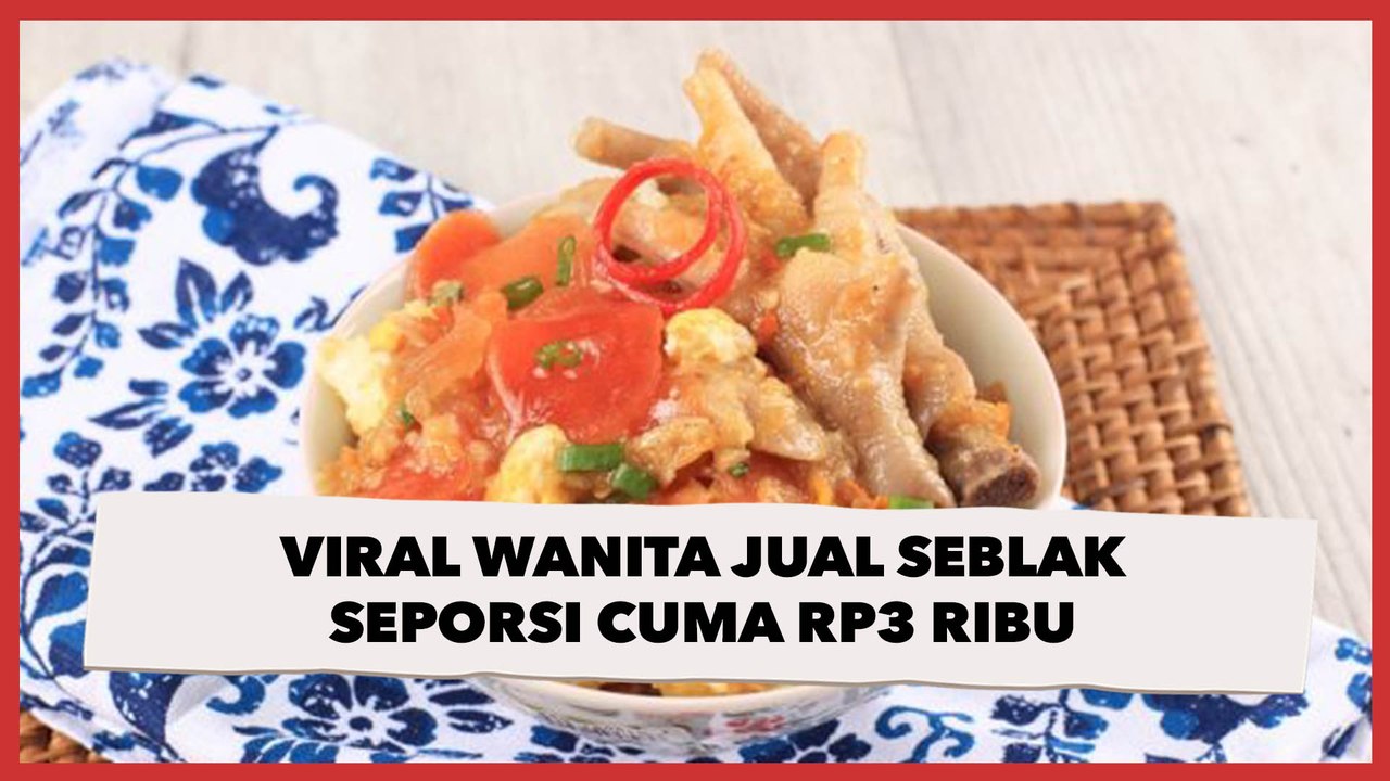Viral Wanita Jual Seblak Seporsi Cuma Rp3 Ribu, Pelanggan Bisa Mengambil Isian Sendiri