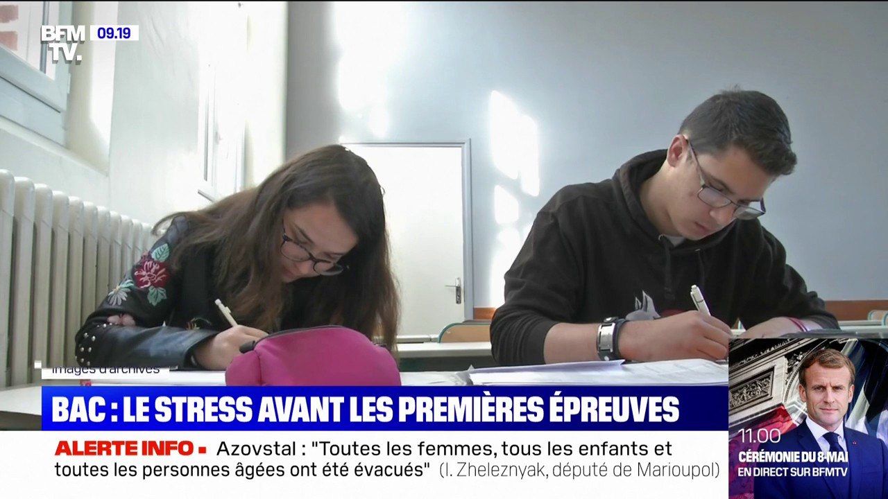 Baccalauréat 2022: le stress des lycéens avant les premières épreuves