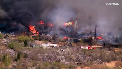 Лесные пожары на востоке России