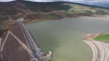 Muş'ta etkili olan yağışlar barajlara 