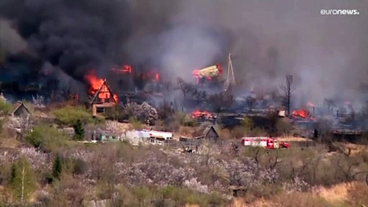 Verheerende Waldbrände in Russland