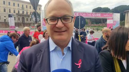 A Roma Race for the cure, Gualtieri "Manifestazione che sosteniamo"