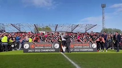 Gateshead celebrate their National League North title win