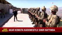 Milli Savunma Bakanı Akar beraberindeki komutanlarla sınırın sıfır noktasına kritik ziyaret