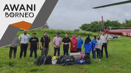 Kembali ke Sekolah | Lapan guru kembali bertugas naik helikopter