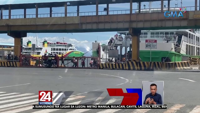 Mahigit 18,000 pasaherong pauwi sa kanilang mga probinsya,dumagsa sa Batangas port | 24 Oras Weekend