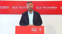El PSOE pide al PP que 