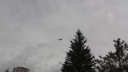 Jandarmadan helikopter destekli trafik denetimi