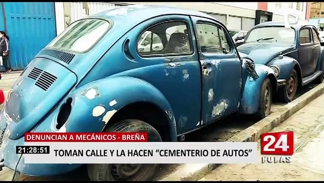 Breña: Vecinos denuncian que calles son usadas como depósitos de vehículos