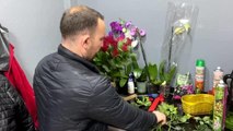 Çiçekçiler Anneler Günü'nde yoğun mesai yaptı