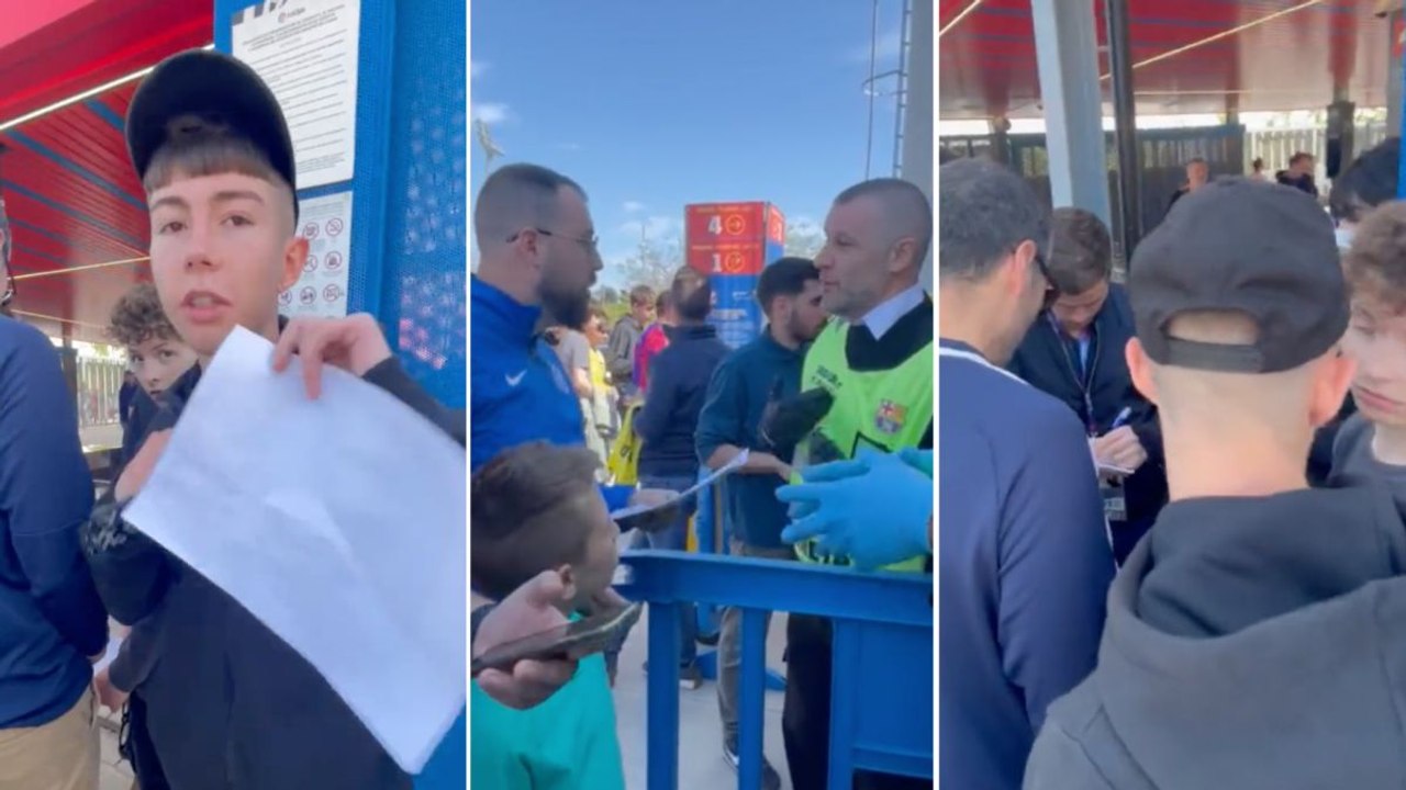 Las indignantes imágenes a las puertas del Estadi Johan Cruyff que dejan en mal lugar al Barça