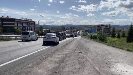 KIRIKKALE - "Kilit kavşak" Kırıkkale'de yoğunluk yaşanıyor
