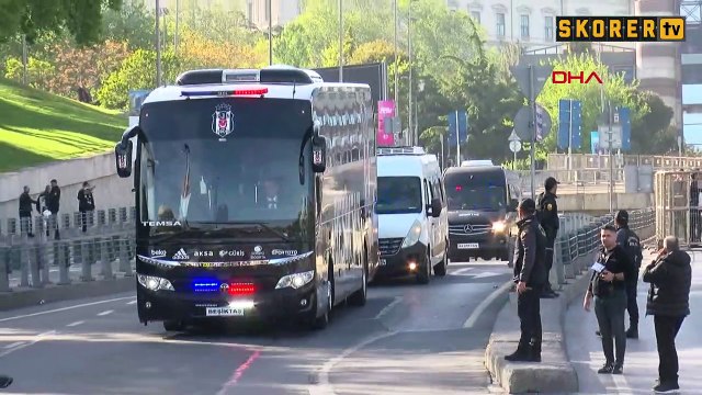 Beşiktaş ve Fenerbahçe derbi için Vodafone Park'a geldi