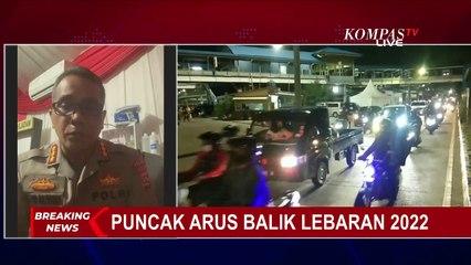 Naik Seribu Unit Kendaraan dari Kemarin, Arus Lalu Lintas Menuju Gerbang Tol Cikupa Masih Terkendali