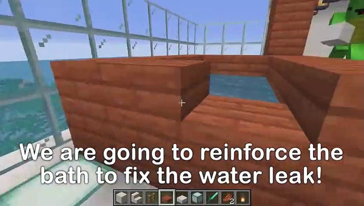 MODERN WATER HOUSE BUILD CHALLENGE in Minecraft