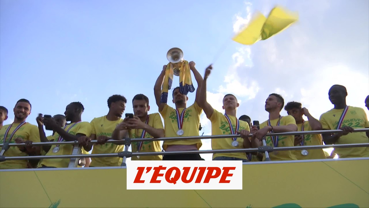 La fête à Nantes au lendemain de la victoire - Foot - Coupe - Nantes