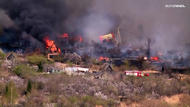 شاهد: الحرائق تلتهم مساحات شاسعة في روسيا وتسفر عن مقتل 10 أشخاص