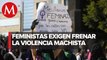 Colectivos feministas hacen marcha pacifica en Ciudad de México
