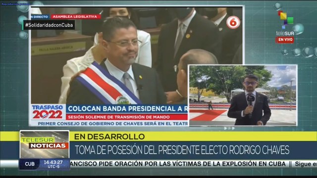 Rodrigo Chaves asume la Presidencia de Costa Rica