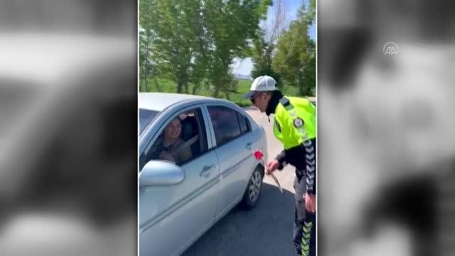 AFYONKARAHİSAR - Sandıklı'da Yayalar İçin 5 Adımda Güvenli Trafik uygulaması