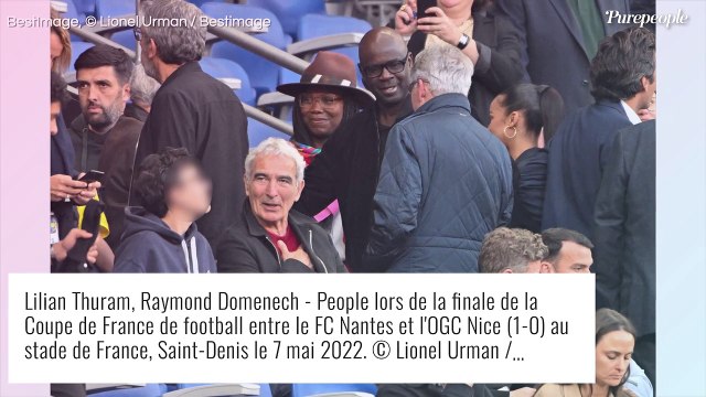 Pascal Praud et Catherine, en couple, près de Lilian Thuram amoureux devant son fils au Stade de France