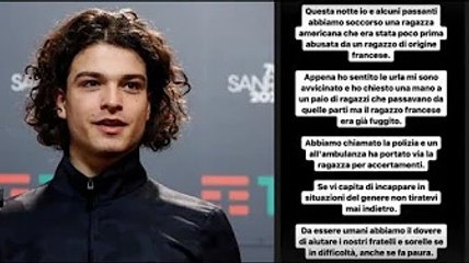Leo Gassman soccorre una ragazza violentata Non dimenticherò mai le urla