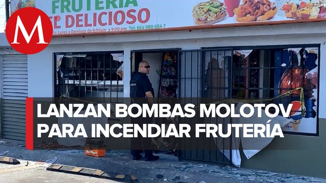 En Baja California jóvenes incendian una frutería; propietario abusó de una menor