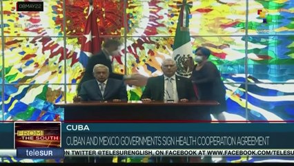 FTS 16:30 08-05: Cuba and Mexico Goverments sign health cooperation agreement