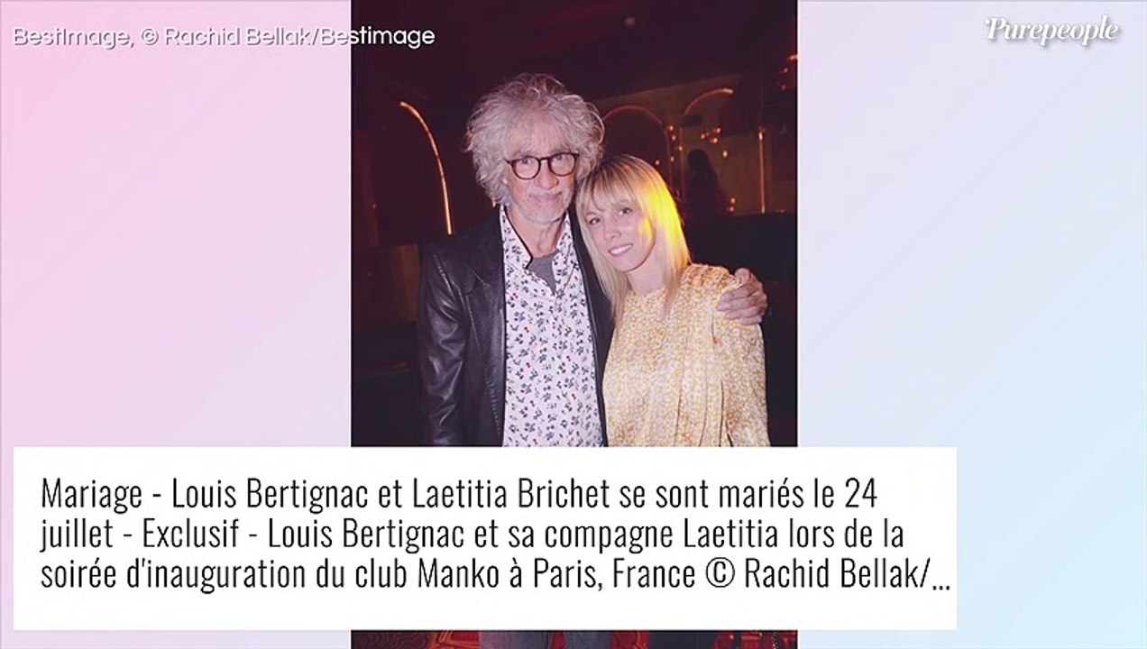 "Je la trouvais mignonne" : Louis Bertignac révèle comment il a séduit Laetitia, sa femme de 34 ans sa cadette