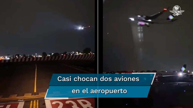 Revelan incidente entre dos aviones de Volaris en el AICM; piloto evita colisión