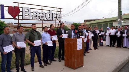 Son dakika haberi | Terör örgütü PKK'nın Sincar'dan çıkması için gösteri düzenlendi