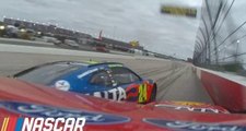 In-car camera: Did William Byron put Logano into the wall on late restart?