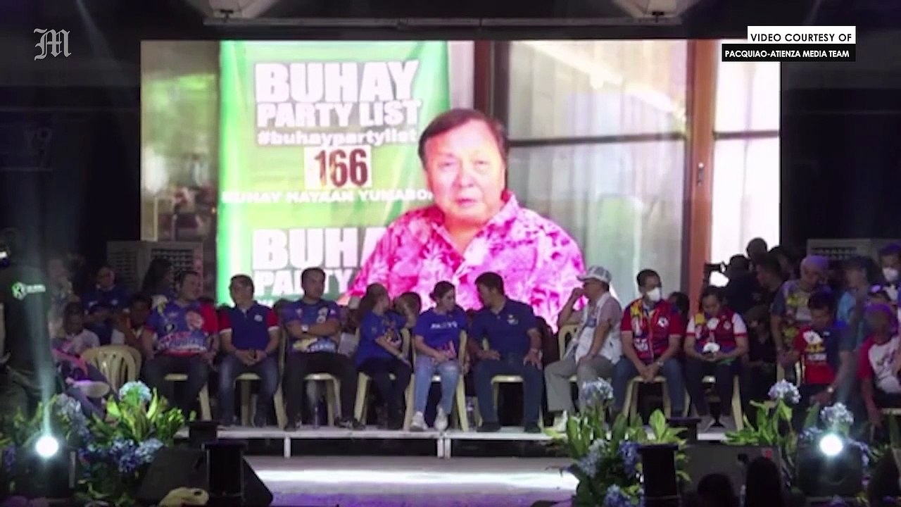 WATCH: Lito Atienza Miting de Avance speech