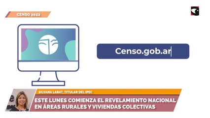 Este lunes comienza el revelamiento nacional en áreas rurales y viviendas colectivas