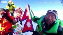 Nepali Sherpa sets new record for climbing Mount Everest