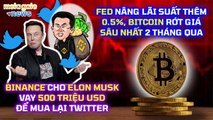 Tin Tức Crypto 24h - Bitcoin giảm về 35k - Binance cho Elon Musk vay 500tr USD - MetaGate News 06-05