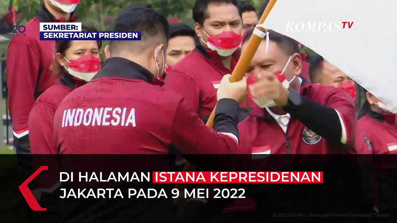 Presiden Jokowi Lepas Tim Indonesia Sea Games Vietnam 2022, Begini Arahannya!
