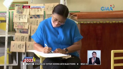Presidential candidate at Vice President Leni Robredo, bumoto na sa Camarines Sur | Eleksyon 2022